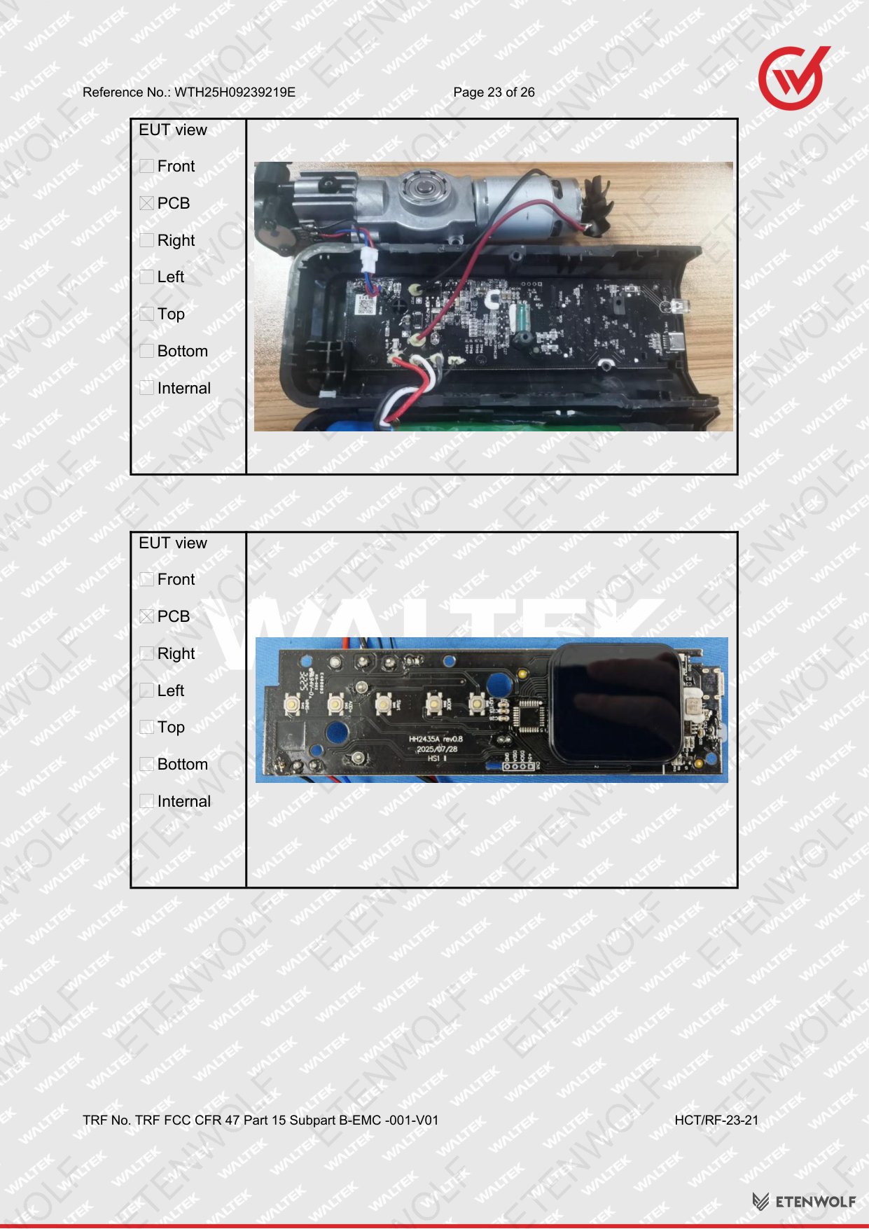 ETENWOLF C2 FCC-SDoC Test Report WTH25H09239219E — Page 23