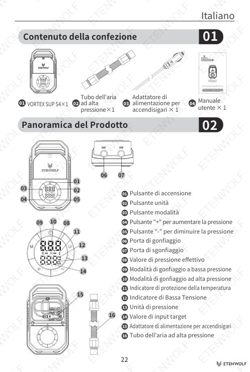 ETENWOLF S4 SUP Pump Manual Page - 23