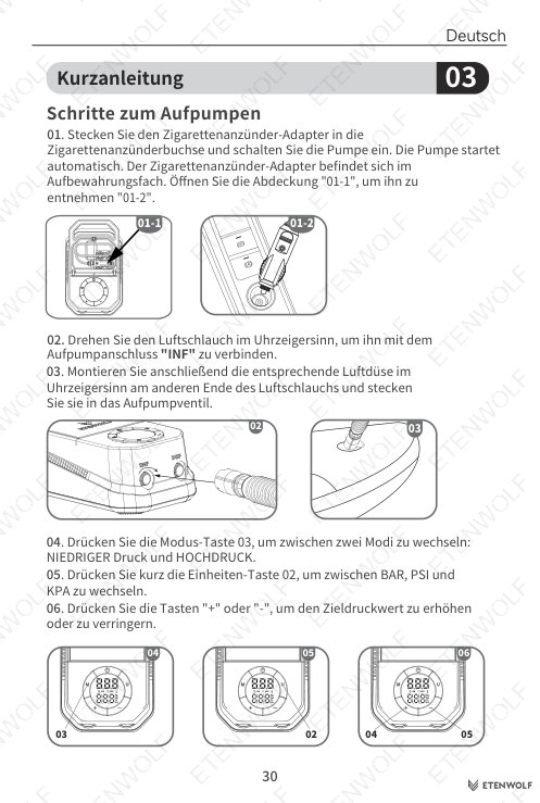 ETENWOLF S4 SUP Pump Manual Page - 31
